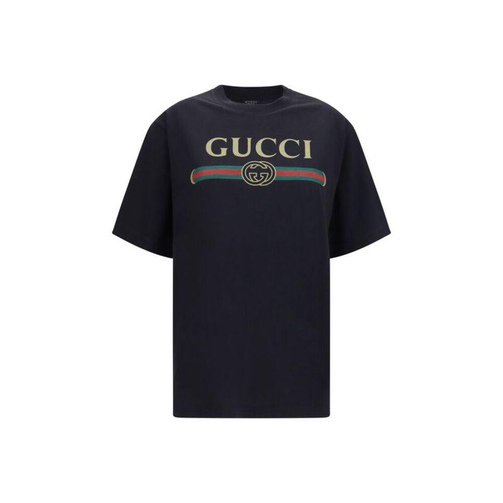 Gucci Women Cotton And Silk Jersey T-Shirt
